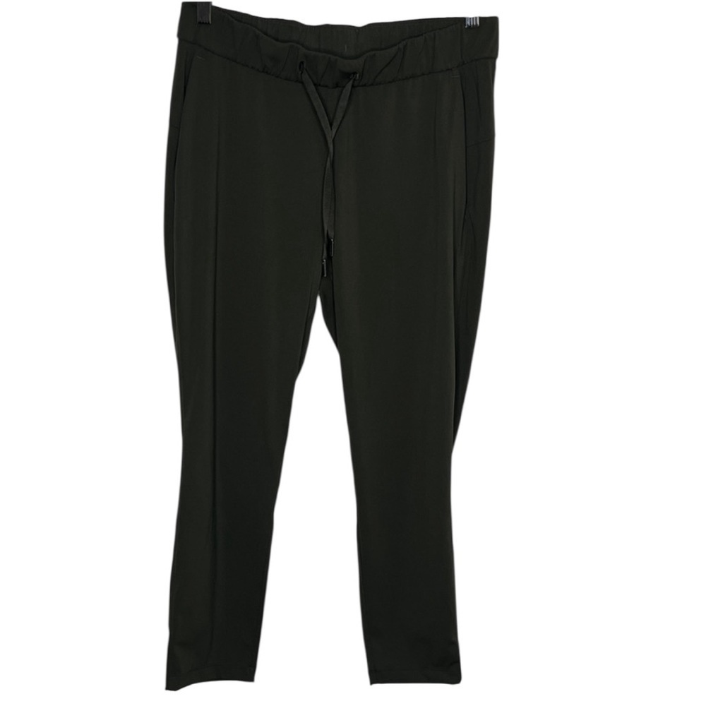 Lululemon On The Fly Dark Olive Pants Women Size 8